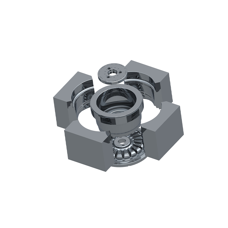 Kerékagy pont típusú vízhűtéses, alacsony nyomású forma